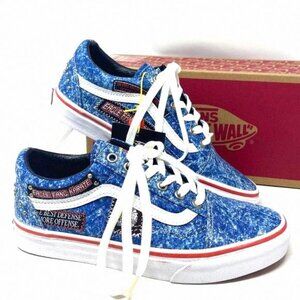 VANS Old Skool Shoe Cobra Kai Multi Canvas Sneakers VN0A3WKT6GL Size Women's Low